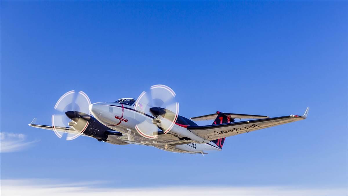 Aircraft in flight